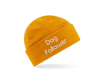 刺繍付きフリースビーニー、刺繍付きフリースハット、アクセサリーカスタムフリースカフ付きビーニーユニセックス、フリーサイズ