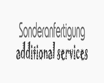 カスタムオーダー/特急オーダー/追加料金