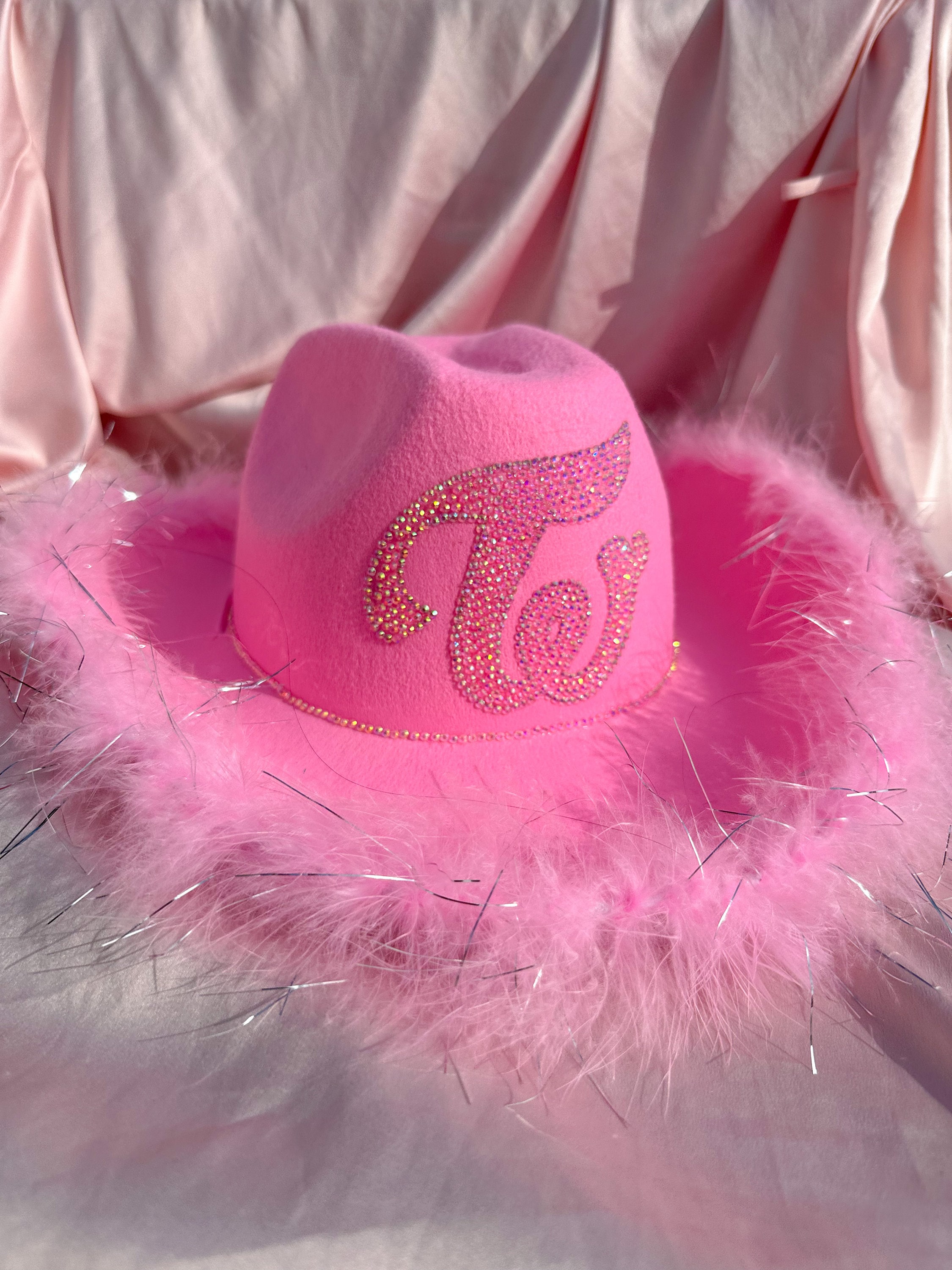 Custom K-pop Cowboy Cowgirl Rhinestone Hat With Logo and 