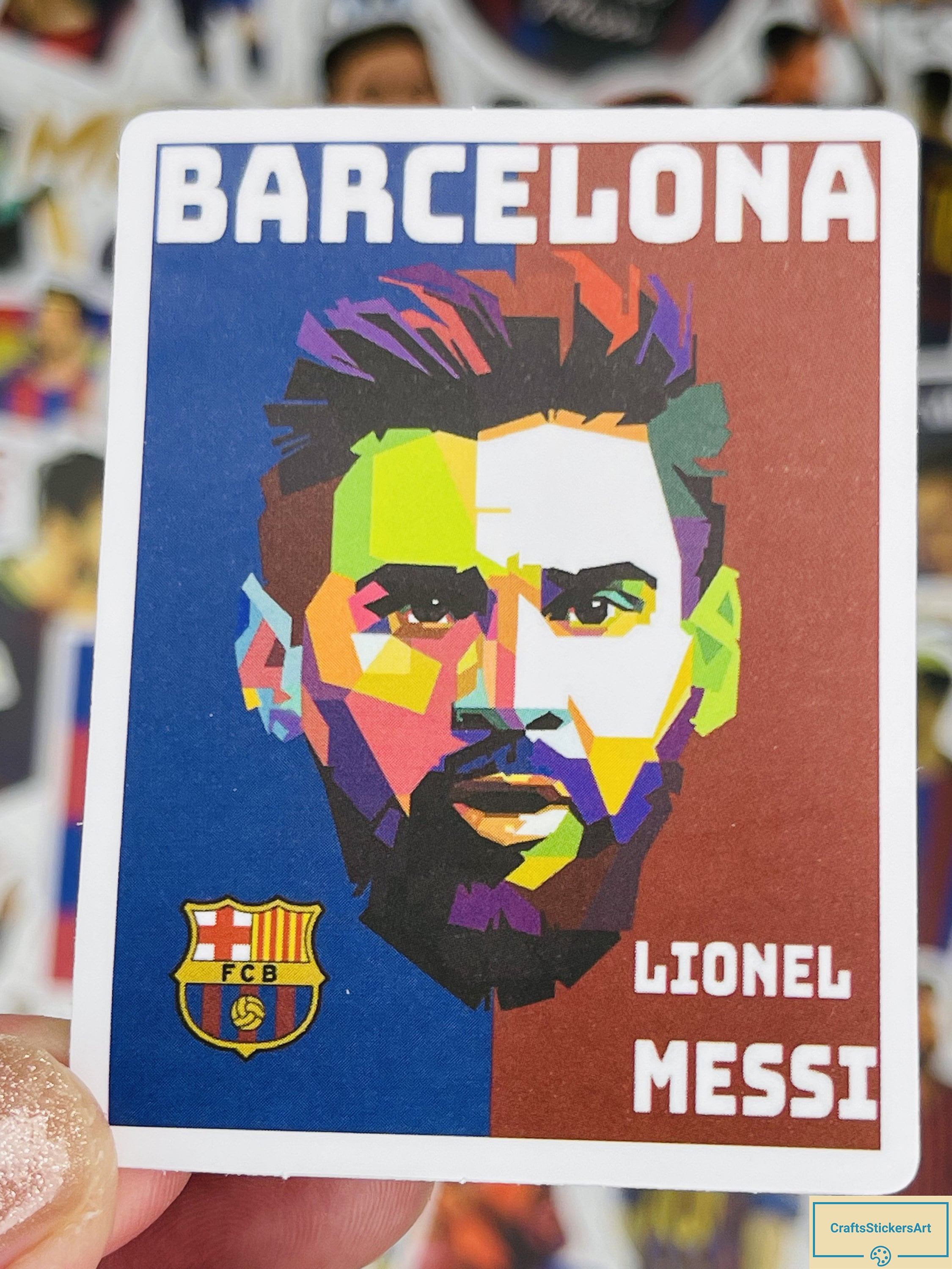 MESSI Stickers, Argentine Soccer Player Cute Stickers, Kawaii Sticker ...