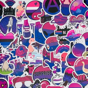 Pride Stickers – Non-Binary, Asexual, Bisexual, Pansexual, Transgender Flags, Lesbian, LGBTQIA+ – Waterproof & Vinyl, FREE SHIPPING, Sticker