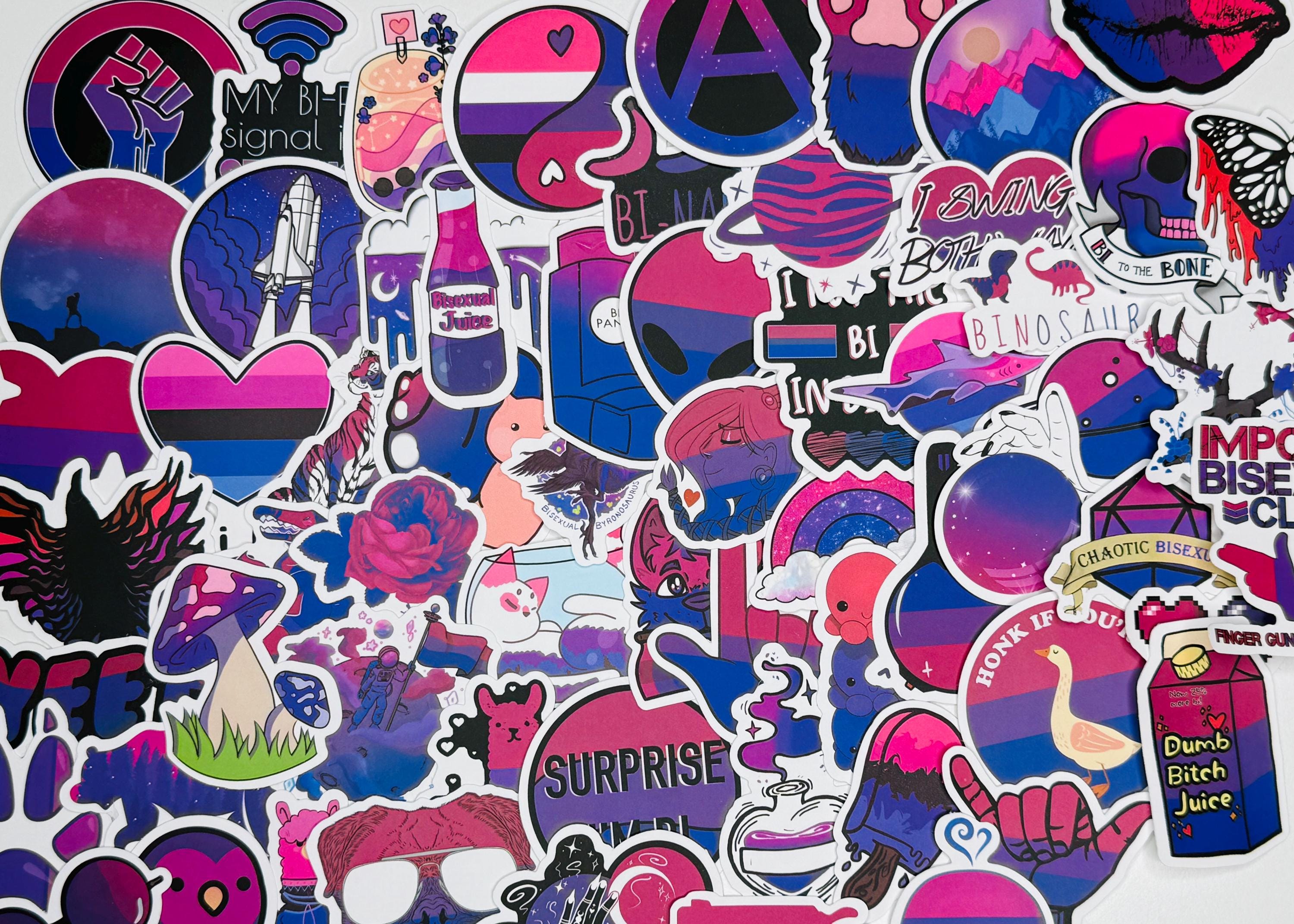 LGBTQIA+ Pride Stickers: Waterproof Vinyl Decals, Laptop & Water Bottle