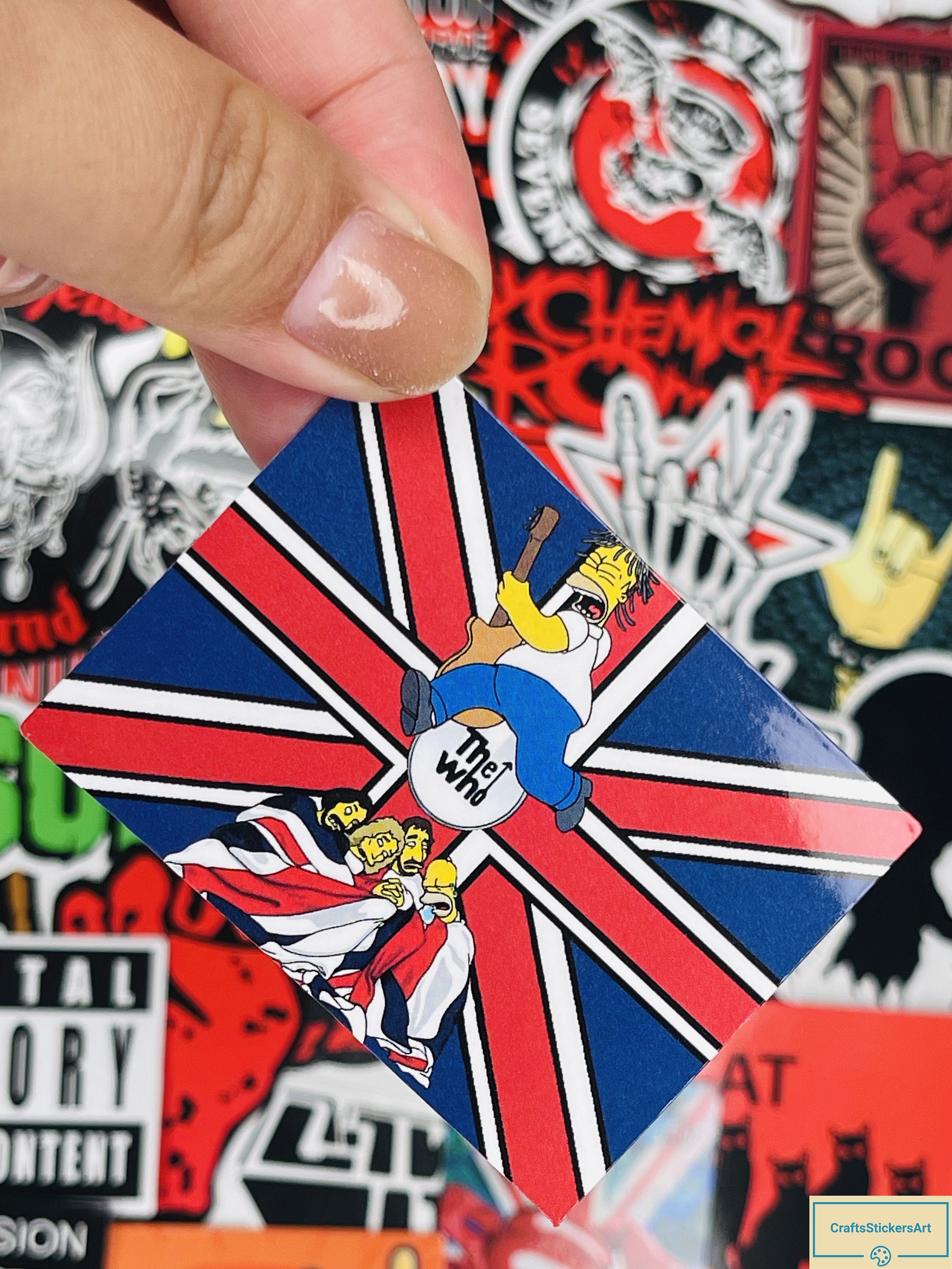 ROCK, Heavy Metal, Rock Bands, 80's, Punk Rock, 10-100 Pcs