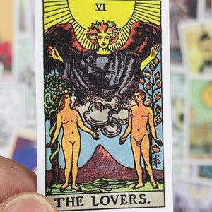 Tarot Card Stickers, Vinyl Stickers, 10-50 Pcs Random pack, FREE Shipping laptop stickers, Anime Sticker, waterproof, Hydro flask image 4