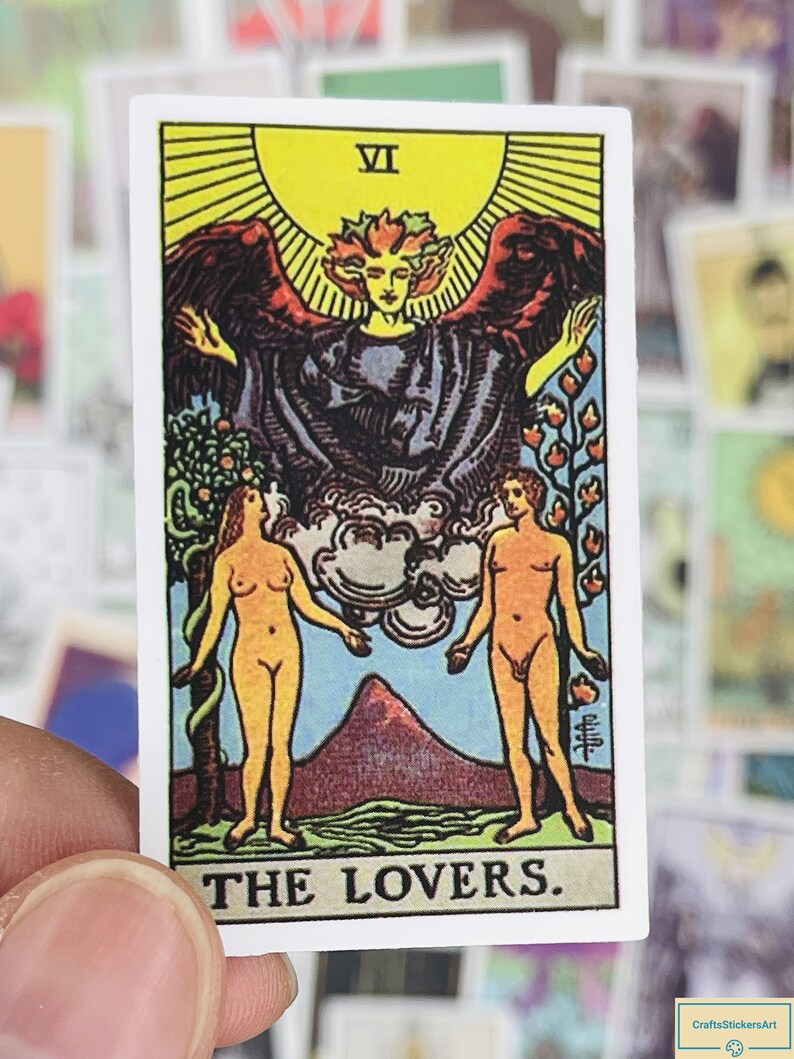 Tarot Card Stickers, Vinyl Stickers, 10-50 Pcs Random pack, FREE Shipping laptop stickers, Anime Sticker, waterproof, Hydro flask image 4
