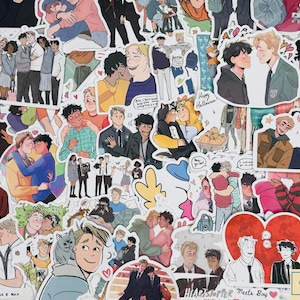 HEARTSTOPPER Stickers, Vinyl Stickers, 10-50 Pcs Random pack, FREE Shipping laptop stickers, Anime Sticker, waterproof, Hydro flask, party