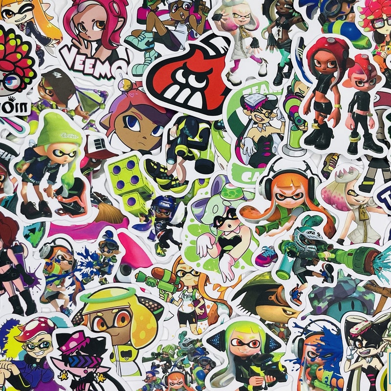 Splatoon Sticker Pack Splatoon Stickers - Etsy