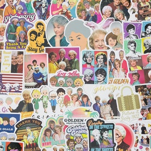 Golden Girls Stickers, Vinyl Stickers, 10-50 Pcs Random pack, FREE Shipping laptop stickers, Anime Sticker, waterproof, Hydro flask