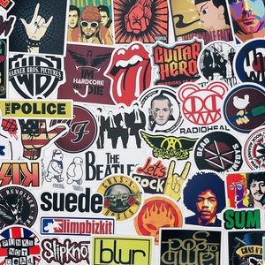Classic Rock Band Stickers -  Denmark