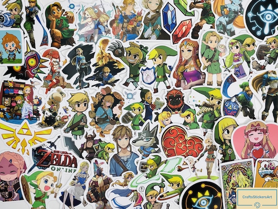 Legend of Zelda, Link Sticker, Cartoon Stickers, Video Gamer
