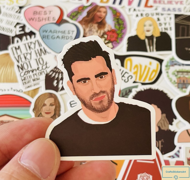 Schitt's Creek Stickers, Vinyl Stickers, 10-50 Pcs Random pack, FREE Shipping laptop stickers, Anime Sticker, waterproof, Hydro flask, party image 2