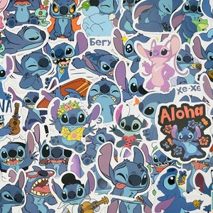 STITCH Stickers Pack, Stickers, kawaii sticker, laptop stickers, Kids Stickers, vinyl stickers for laptop, water bottle, wall, notebook