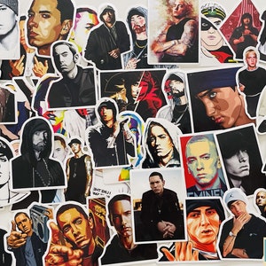 Eminem Rapper Stickers: Waterproof Vinyl Decals, 10-50 Pcs