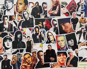 Eminem Rapper Stickers, Vinyl Stickers, 10-50 Pcs Random pack, FREE Shipping laptop stickers, Anime Sticker, waterproof, Hydro flask, party