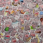Hippo Stickers