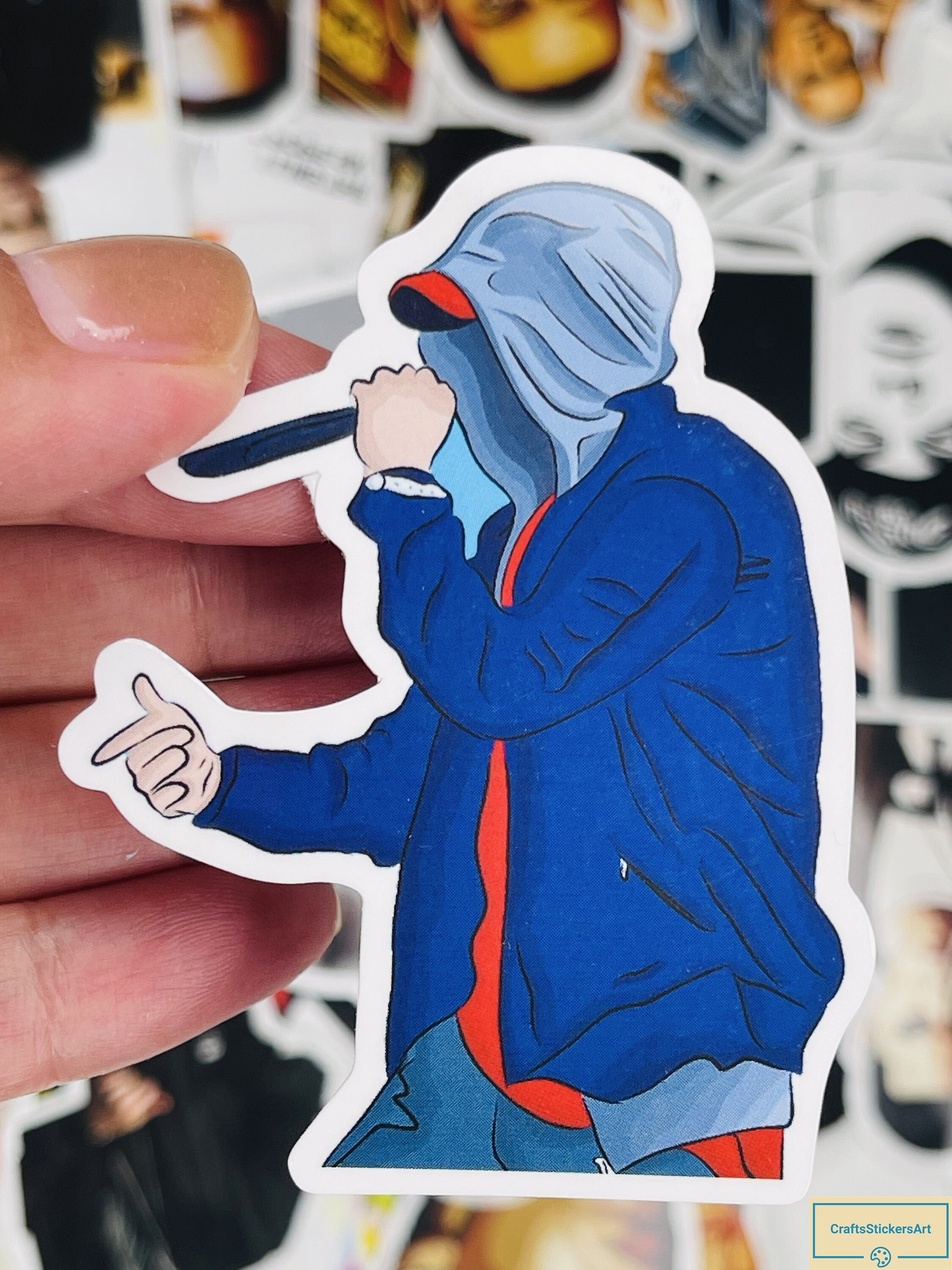 Eminem Rapper Stickers, Vinyl Stickers, 10-50 Pcs Random Pack
