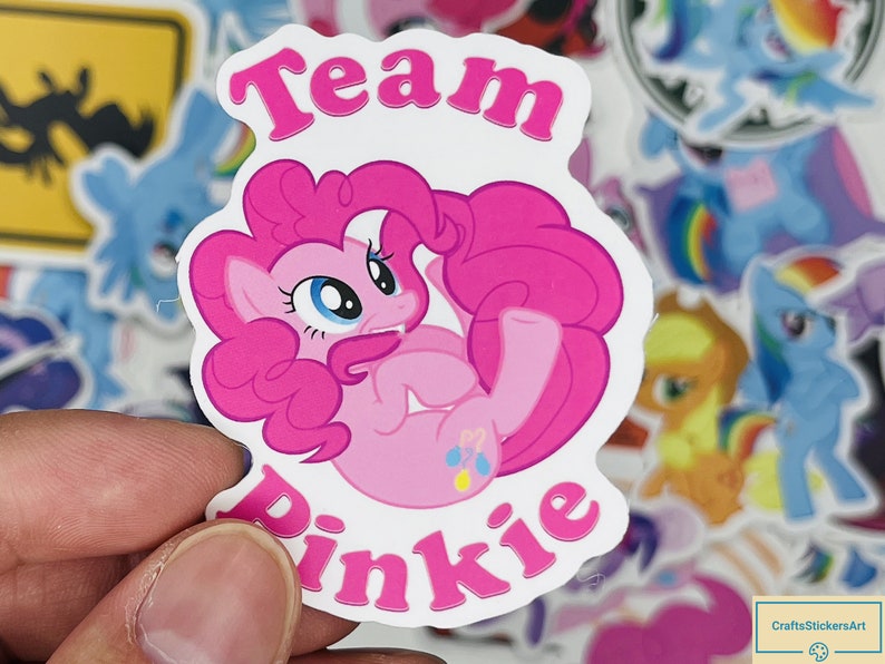 MLP/ Pony Sticker Mix Sticker, kawaii sticker, laptop stickers, Kids Sticks, vinyl stickers for laptop, water bottle, wall, Gift image 8