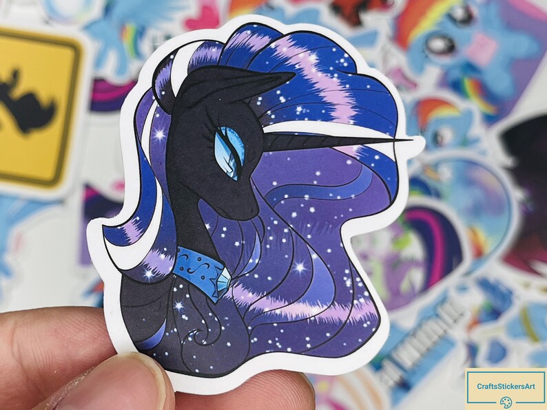 MLP/ Pony Sticker Mix Sticker, kawaii sticker, laptop stickers, Kids Sticks, vinyl stickers for laptop, water bottle, wall, Gift image 7