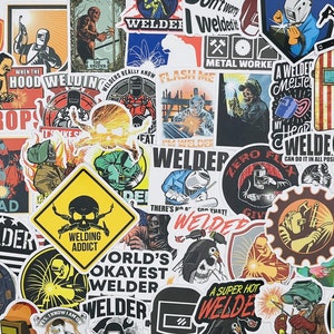WELDING, Welder Stickers, Vinyl Stickers, 10-50 Pcs Random pack, FREE Shipping laptop stickers, Anime Sticker, waterproof, Hydro flask
