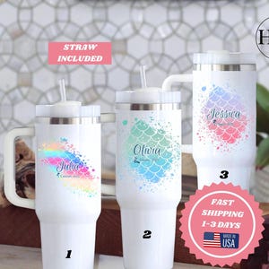 Custom Vacation 40oz Tumblers With Handle Personalized Beach Girls Trip Tumbler Bachelorette Family Vacation Custom 40oz Tumbler With Name