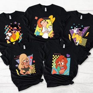 A Goofy Movie Characters Shirt | Powerline Max Roxanne Tee | Bobby Bigfoot Shirt | Disneyland Trip Shirt| Magic Kingdom Family 2025 Trip Tee