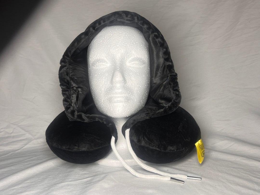 Luxury Travel Neck Pillow Premium Satin Comfort BLACK Etsy