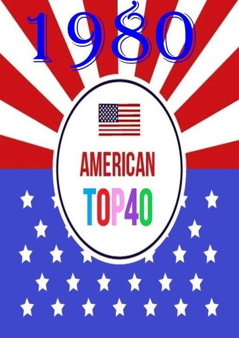 Casey Kasem American Top 40 1980 CDS Etsy