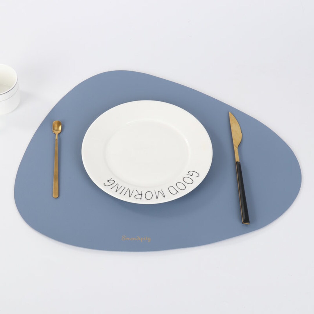 Irregular Leather PVC Placemats Waterproof and Oilproof Etsy