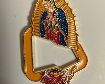 Virgen de Guadalupe / Virgin Mary | Religious Metal Enamel Pin / Brooch for Hats
