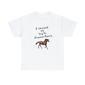 I Survived My Trip to Downes Ranch T-Shirt | Red Dead Redemption 2 Inspired Shirt