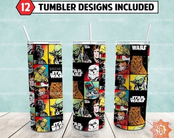 Cartoon Skinny Tumbler 20 Oz Sublimation Design PNG Movie Character ...
