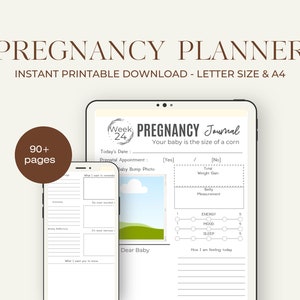 The Ultimate Pregnancy Journal, Printable Pregnancy Journal, Pregnancy ...
