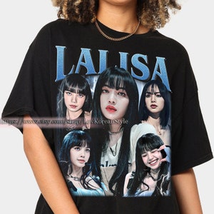 Limited Lalisa KPop Tshirt vintage chemise unisexe