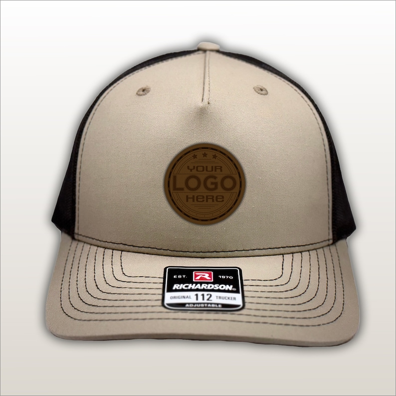 Sewn Custom Logo Hat on a Richardson 115 or Richardson 112 Hat With