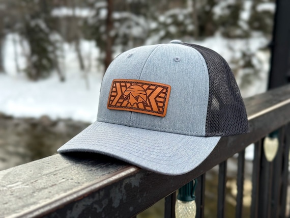 Richardson 115 Low Profile Hat Leather Patch Snapback UK