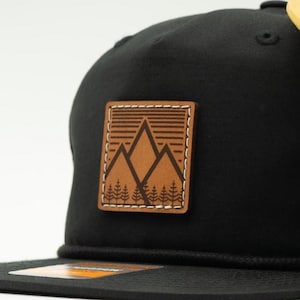Richardson 256 OSFM Snapback mit Patch für Herren aus Leder mit Patch gemustert in den USA
