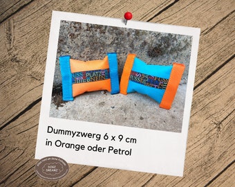 Dummyzwerg 6 x 9 - Orange / Petrol