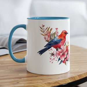 Honeycreeper hawaïen, aquarelle, oiseaux hawaïens, amoureux des oiseaux