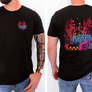 Vintage Shirt, Aesthetic Shirt, Japanese Fashion, Streetwear Shirt, Tokyo Japan T-Shirt, Neon sign in Tokyo, Gift for him