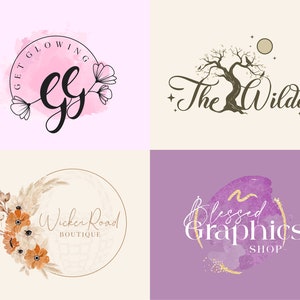 I will create custom logo design, boutique logo, photography logo, business logo, professional logo design, custom logo for your business image 6