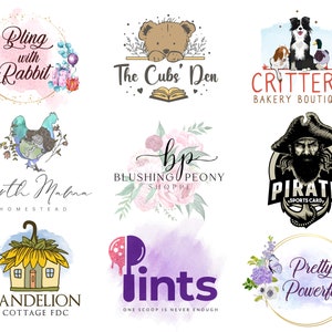 I will create custom logo design, boutique logo, photography logo, business logo, professional logo design, custom logo for your business image 4