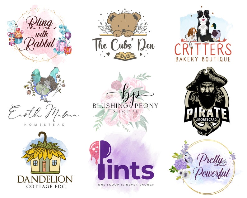 I will create custom logo design, boutique logo, photography logo, business logo, professional logo design, custom logo for your business image 4