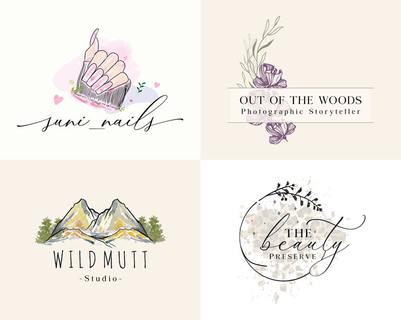 I will create custom logo design, boutique logo, photography logo, business logo, professional logo design, custom logo for your business image 8