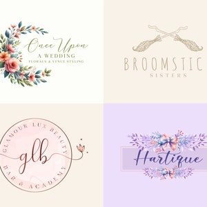 I will create custom logo design, boutique logo, photography logo, business logo, professional logo design, custom logo for your business image 7