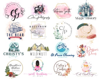 Jag skapar en anpassad logotyp, butikslogotyp, fotologotyp, företagslogotyp, professionell logotypdesign och anpassad logotyp för ditt företag.