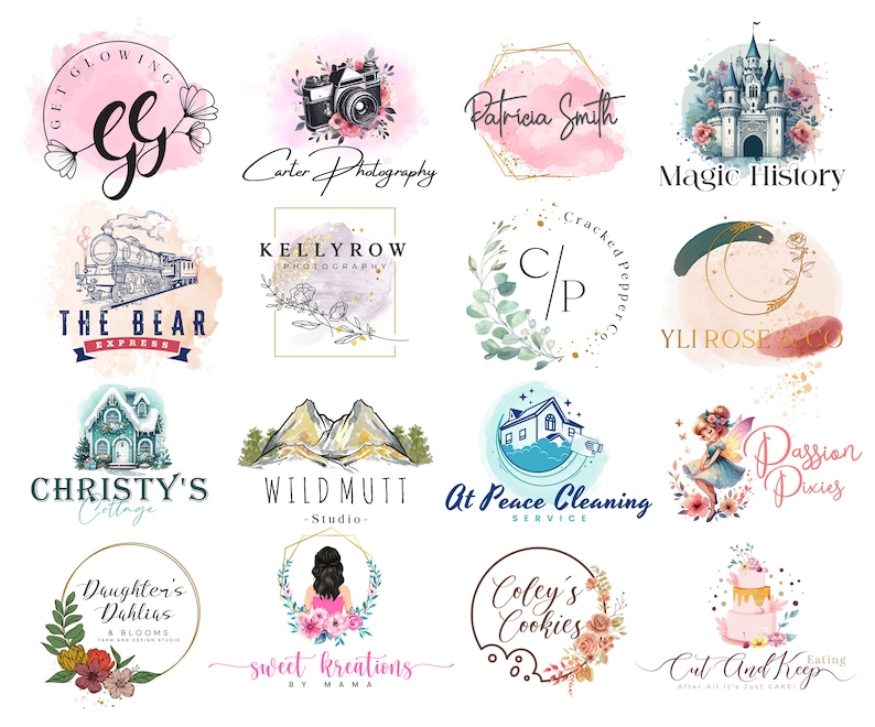 I will create custom logo design, boutique logo, photography logo, business logo, professional logo design, custom logo for your business image 1