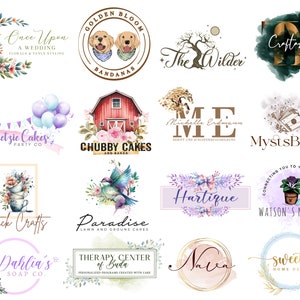 I will create custom logo design, boutique logo, photography logo, business logo, professional logo design, custom logo for your business