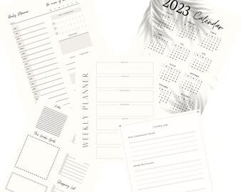 Enkel odaterad planerare + budget- och journalsidor