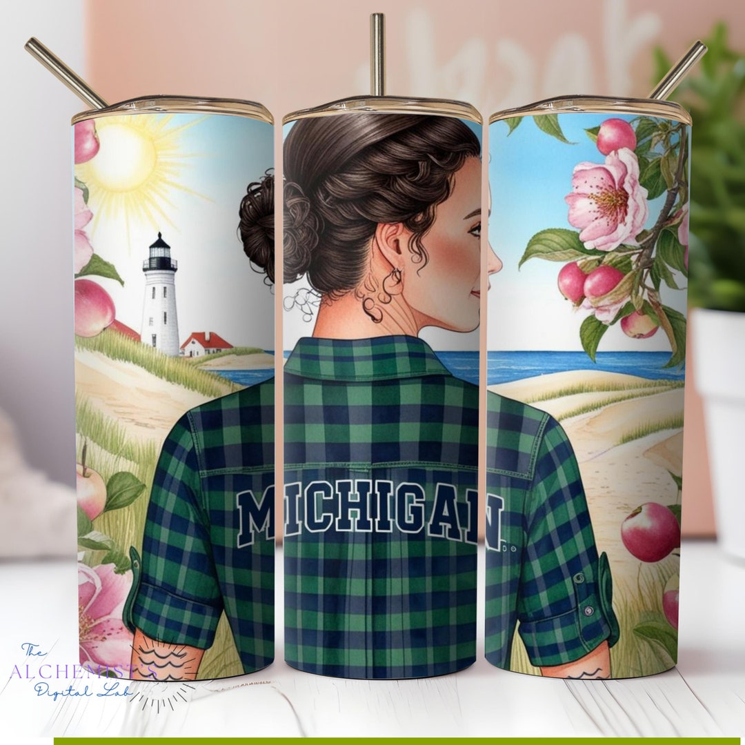 Michigan State Sublimation Design PNG, Watercolor Art, Tumbler Wrap ...