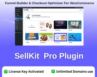 SellKit Pro - Funnel builder and checkout optimizer for WordPress and WooCommerce to sell more faster | SellKit Pro Plugin